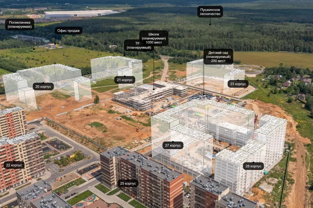 Продажа квартиры в новостройке, Пушкино, Воскресенский район, Новое . - Фото 0