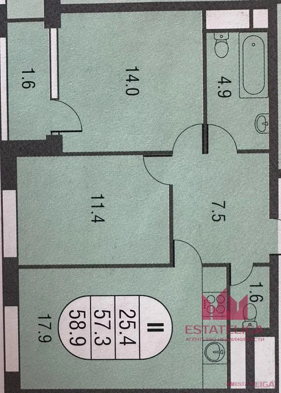 Продажа квартиры, улица Архитектора Щусева - Фото 18