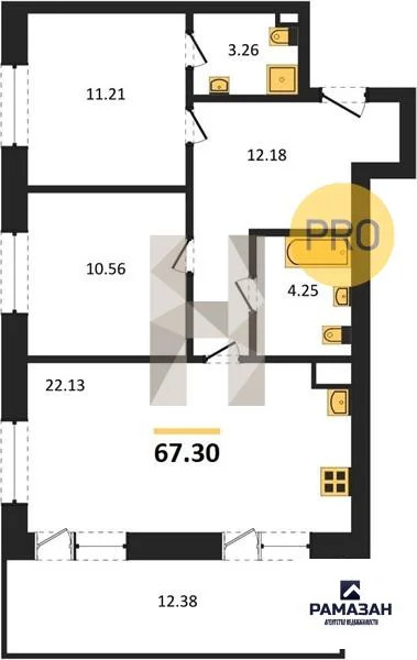 Продажа квартиры в новостройке, Усады, Лаишевский район, Горизонт ул. - Фото 1
