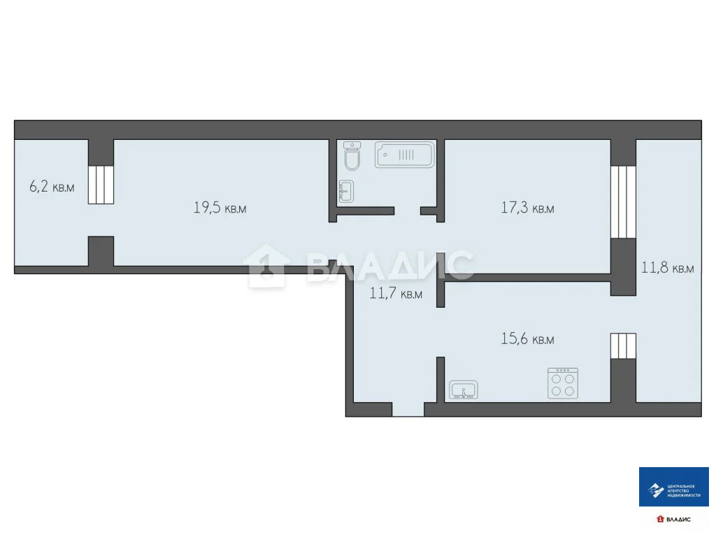 Продажа квартиры, Рязань, ул. Новоселов - Фото 14