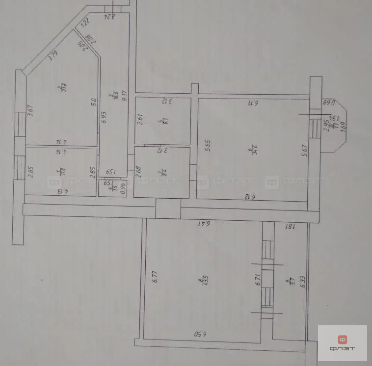 Продажа квартиры, Казань, ул. Ульянова-Ленина - Фото 53