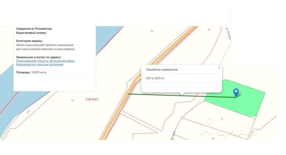Кадастровая карта ленинградской области волховский район