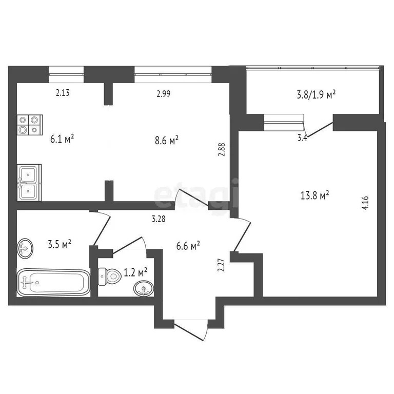 Продажа квартиры в новостройке, Люберцы, Люберецкий район, . - Фото 3