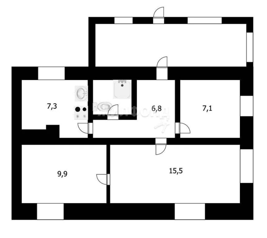 Продажа дома, Степной, Новосибирский район, Октябрьская - Фото 19