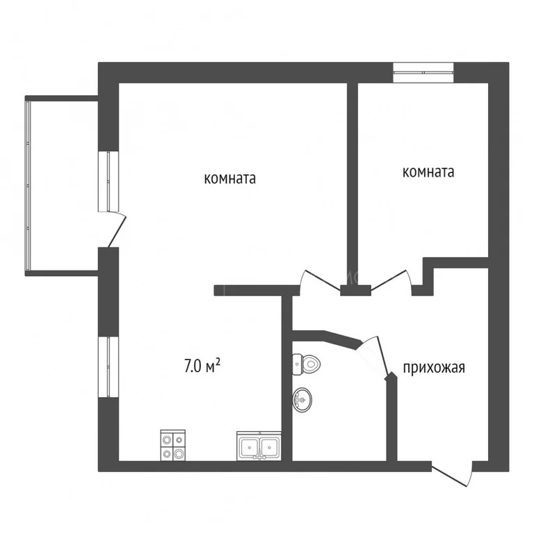 Продажа квартиры, Винзили, Тюменский район, Тюменский р-н - Фото 3