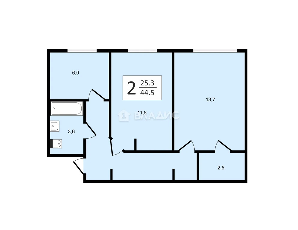 Москва, Днепропетровская улица, д.7к2, 2-комнатная квартира на продажу - Фото 23