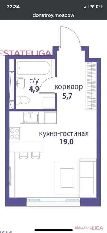 Продажа квартиры, улица Крузенштерна - Фото 2