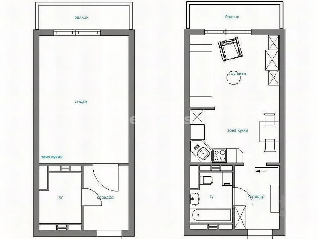 Продажа квартиры, Севастополь, проезд Рубежный - Фото 12
