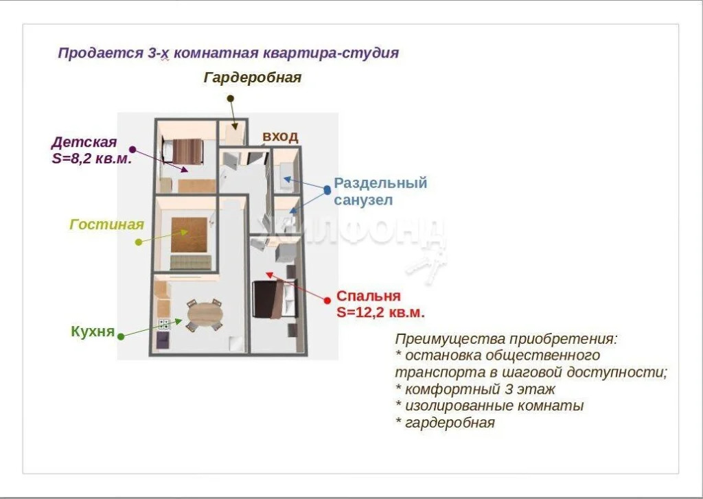 Продажа квартиры, Новосибирск, Владимира Высоцкого - Фото 18