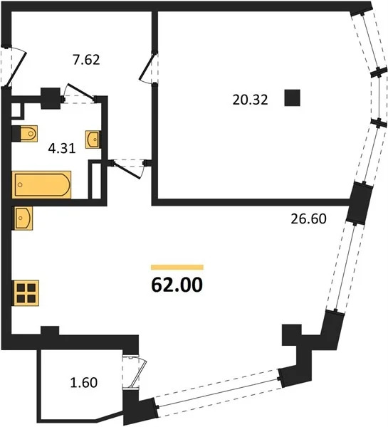 Продажа квартиры в новостройке, Севастополь, ул. Летчиков - Фото 1