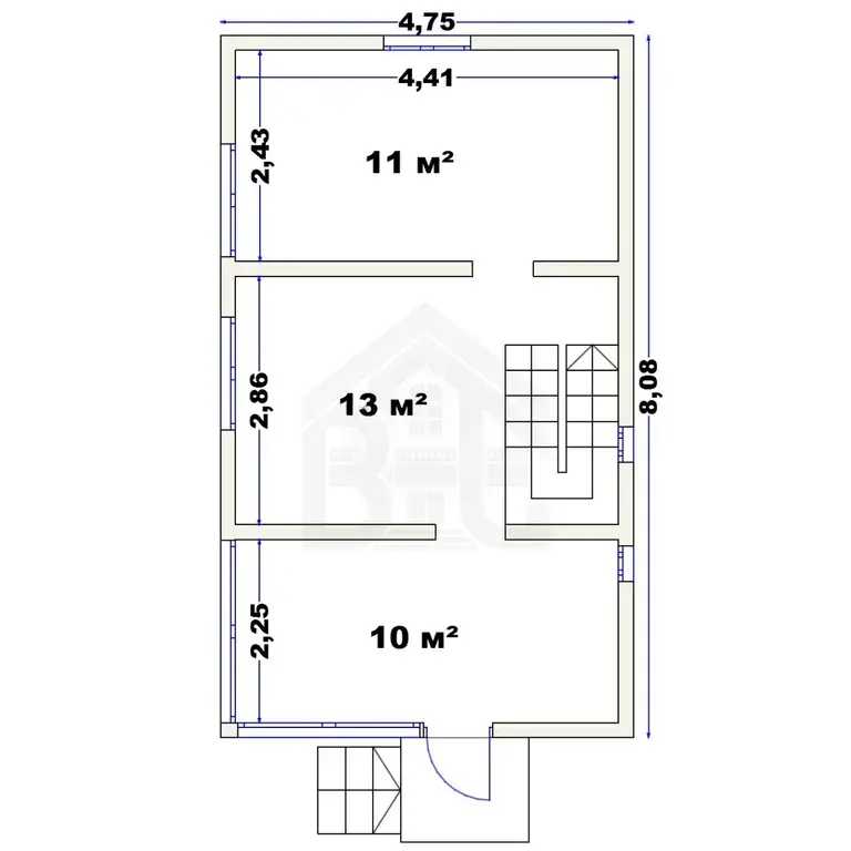 Жилой дом 50 кв. м., 6,6 сот., СНТ Мечта - Фото 22