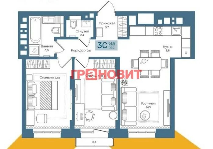 Продажа квартиры, Новосибирск, ул. Никитина - Фото 20