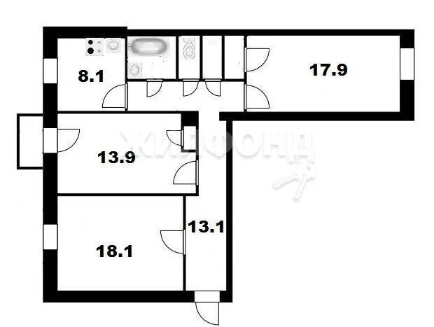 Продажа квартиры, Новосибирск, ул. Зыряновская - Фото 12