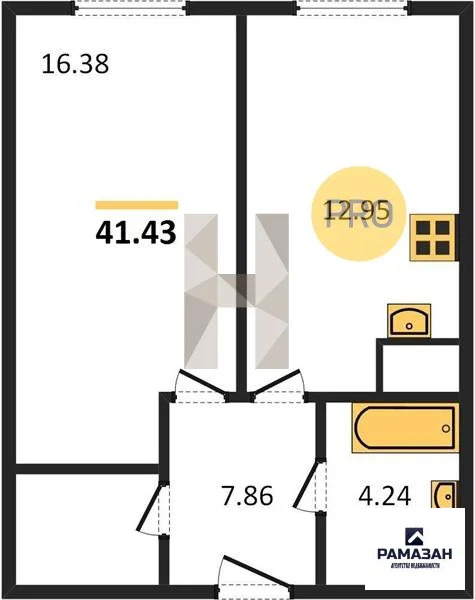 Продажа квартиры в новостройке, Казань, м. Проспект Победы, Рауиса ... - Фото 1