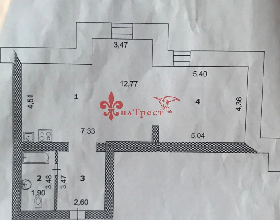 Квартира-студия, 77,1 м, 15/15 эт. - Фото 11