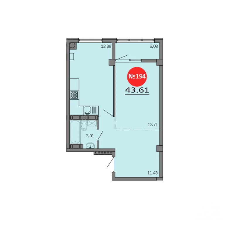 Продажа квартиры в новостройке, Белоглинка, Симферопольский район, ... - Фото 2