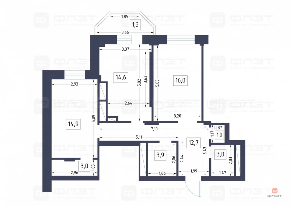 Продажа квартиры, Казань, ул. Баки Урманче - Фото 36