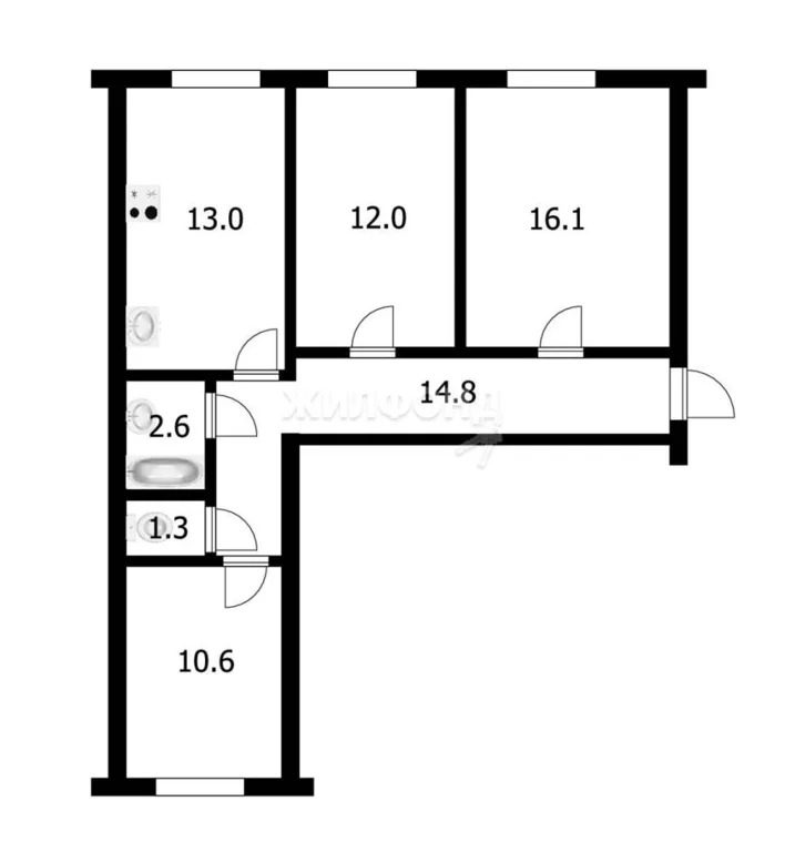 Продажа квартиры, Новосибирск, ул. Крылова - Фото 9