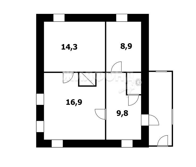 Продажа дома, Улыбино, Искитимский район, ул. Братьев Весниных - Фото 5