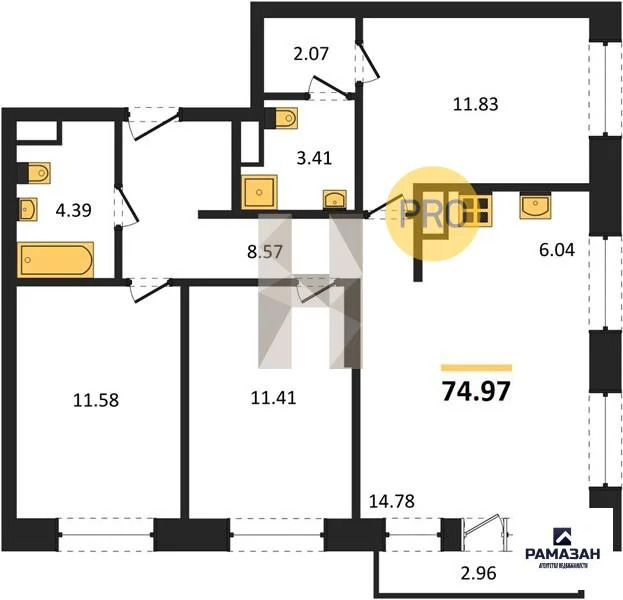 Продажа квартиры в новостройке, Казань, м. Проспект Победы, ул. ... - Фото 1