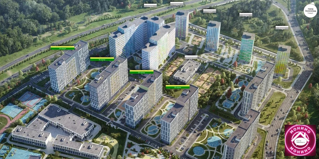 Продажа квартиры в новостройке, Рузино, Солнечногорский район, Рузино ... - Фото 1