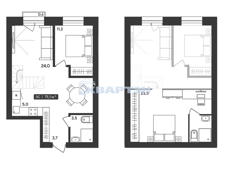 Продажа квартиры, Новосибирск, Ольги Жилиной - Фото 0