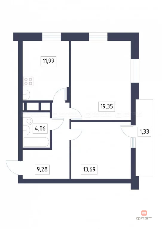 Продажа квартиры, Казань, проезд. Детский - Фото 14