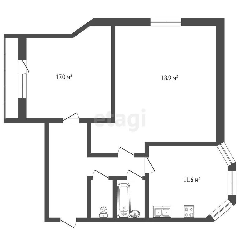 Продажа квартиры, м. Аминьевская, Озёрная улица, 4/2 - Фото 15