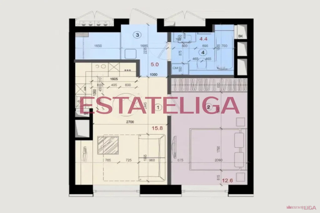 Аренда квартиры, Большая Филевская улица - Фото 1