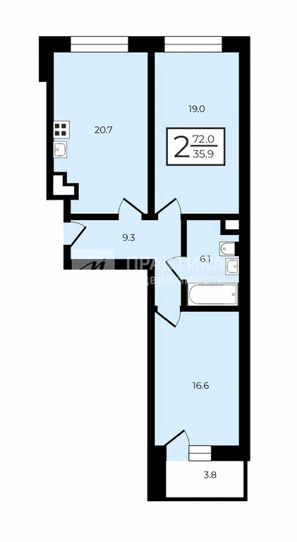 Продажа квартиры, Коммунарка, Сосенское с. п., ул. Липовый Парк - Фото 12