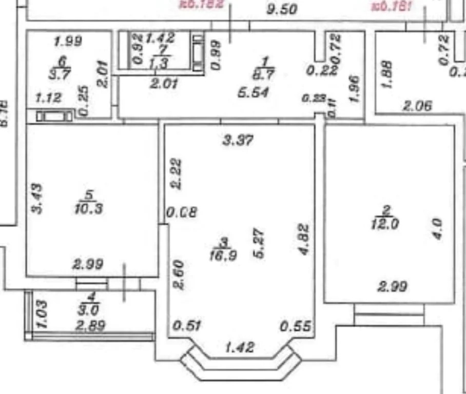 Продается квартира, 54.5 м - Фото 1