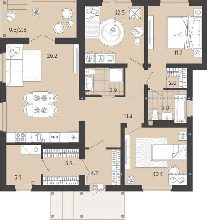 Продается дом, 111.5 м - Фото 3