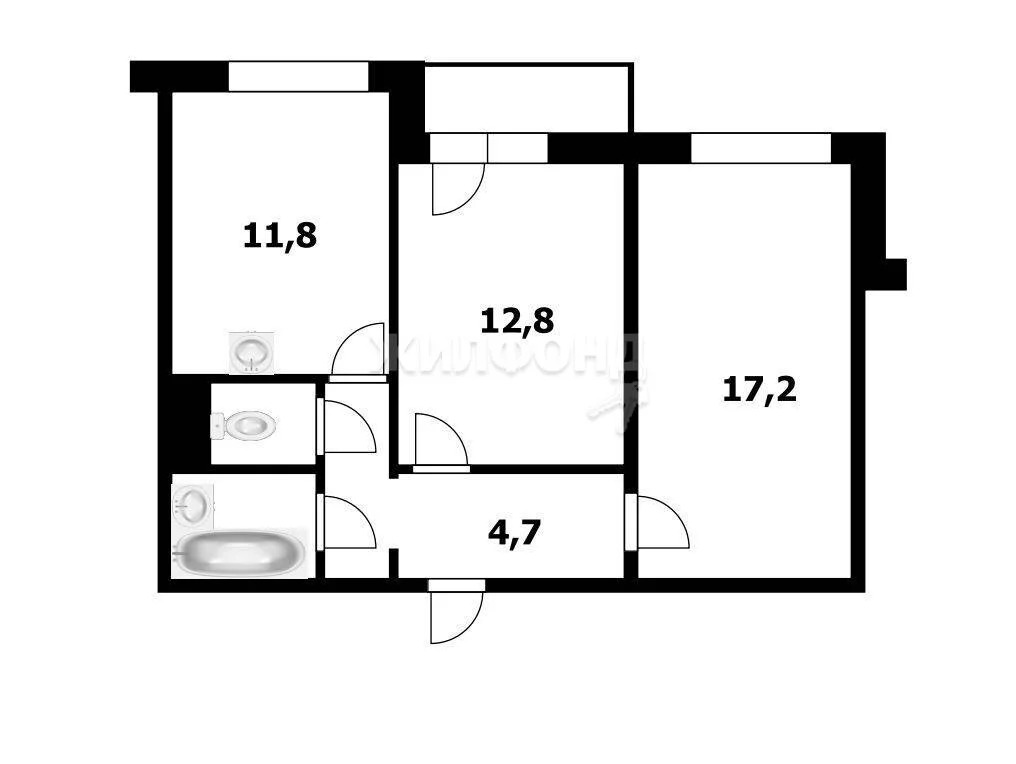 Продажа квартиры, Новосибирск, ул. Жемчужная - Фото 10