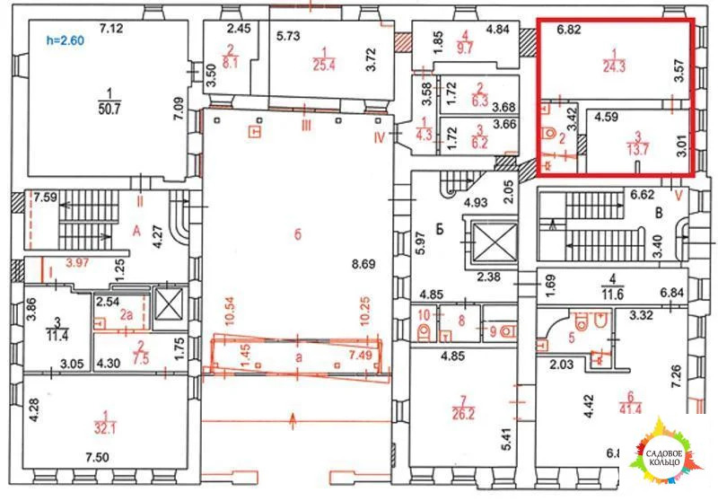 Вашему вниманию офисное помещение 44 кв - Фото 4