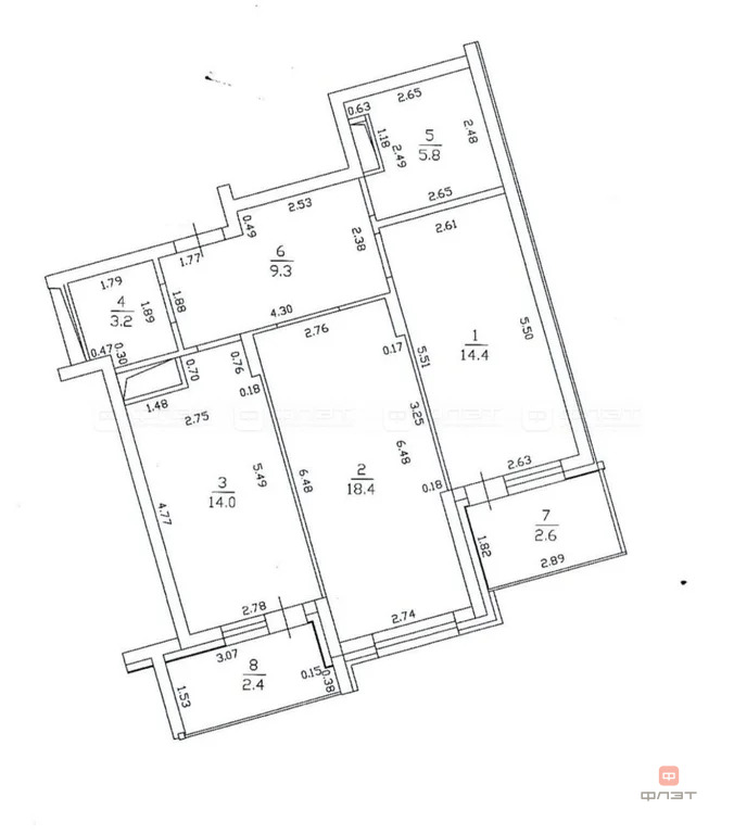 Продажа квартиры, Казань, ул. Аметьевская магистраль - Фото 25