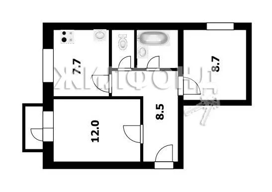 Продажа квартиры, Новосибирск, Звёздная - Фото 15