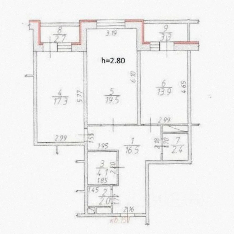 Продам 2-комн. квартиру 75.6 кв.м. - Фото 2