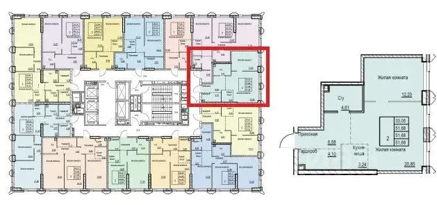 Продажа двухкомнатной квартиры, 52.0м, Москва, ЦАО, р-н Замоскворечье! - Фото 14