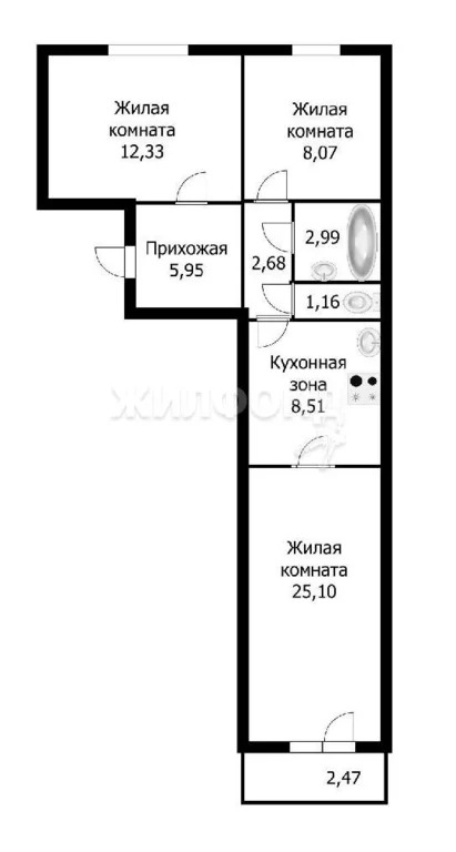 Продажа квартиры, Новосибирск, Виктора Шевелёва - Фото 12