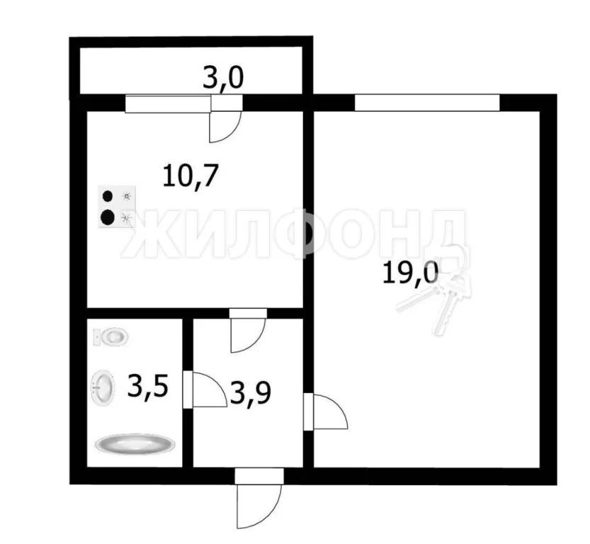 Продажа квартиры, Новосибирск, ул. Титова - Фото 24