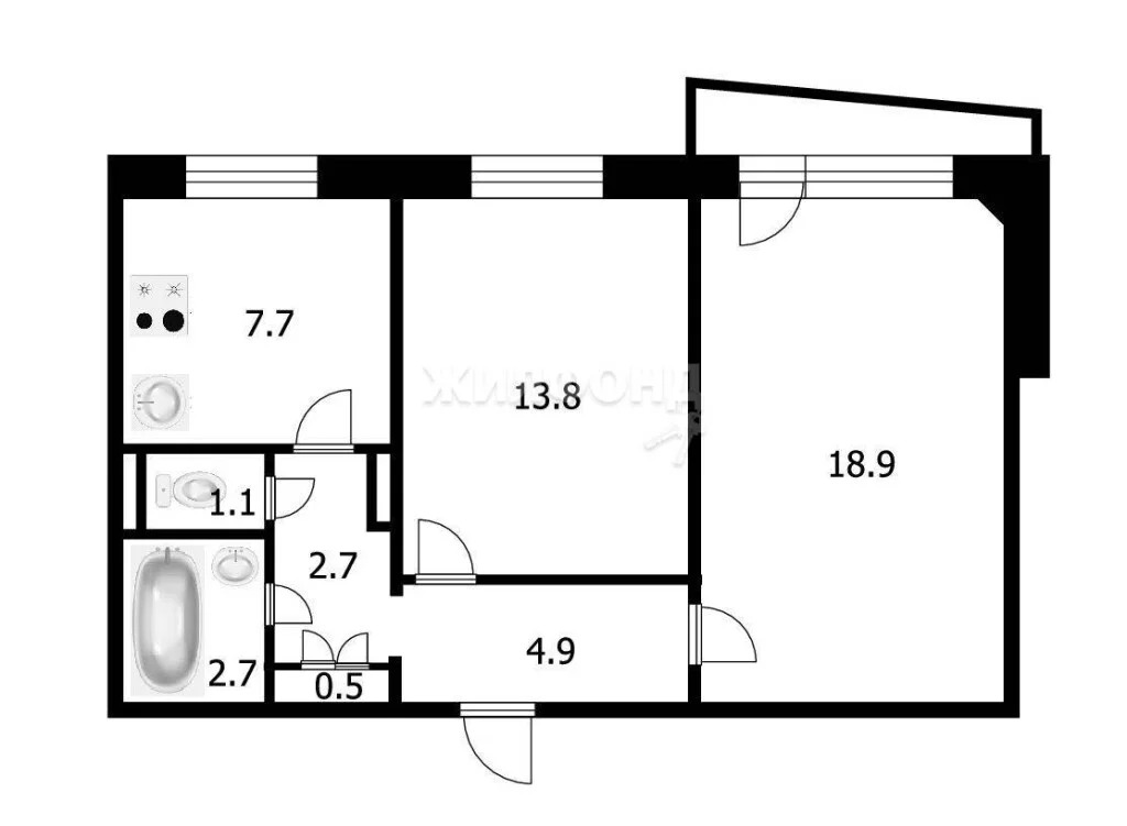 Продажа квартиры, Новосибирск, ул. Курчатова - Фото 5