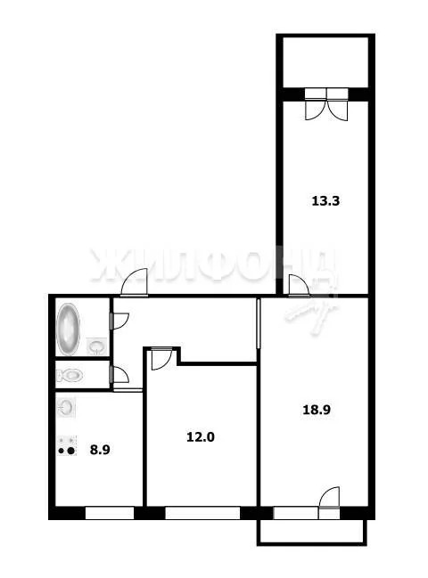 Продажа квартиры, Новосибирск, ул. Саввы Кожевникова - Фото 17