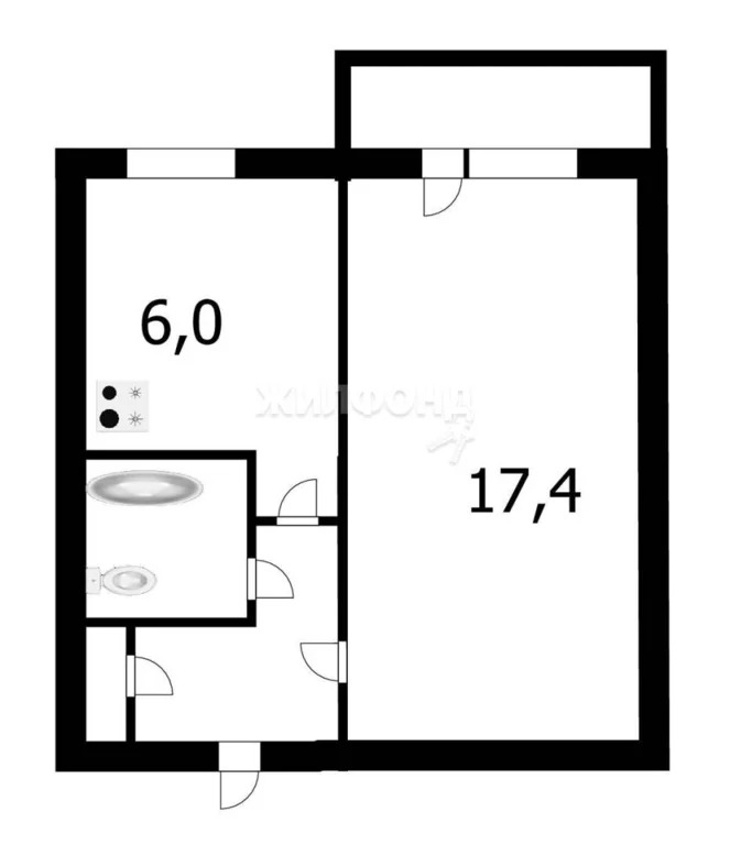 Продажа квартиры, Новосибирск, Адриена Лежена - Фото 12