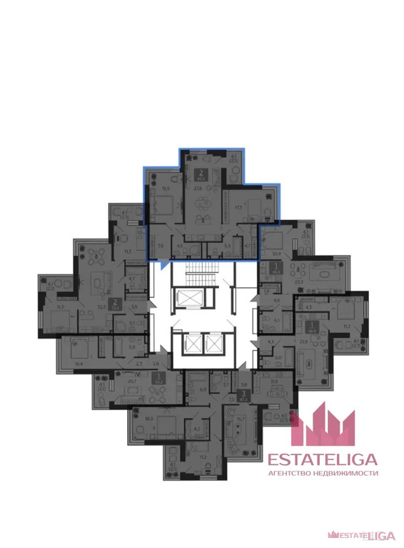 Продажа квартиры в новостройке, набережная Марка Шагала - Фото 2