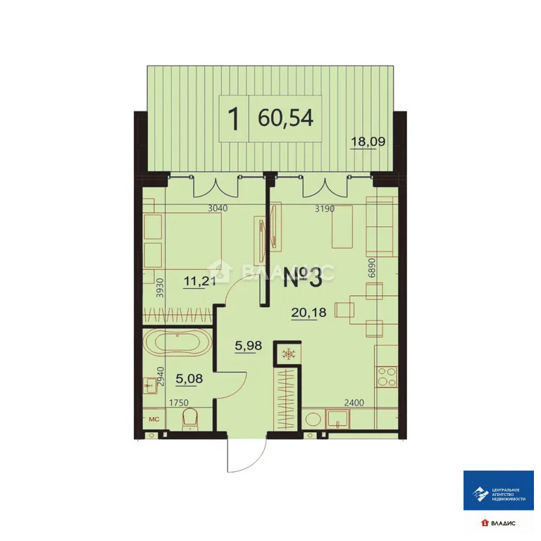 Продажа квартиры, Рязань, Мещерская улица - Фото 9