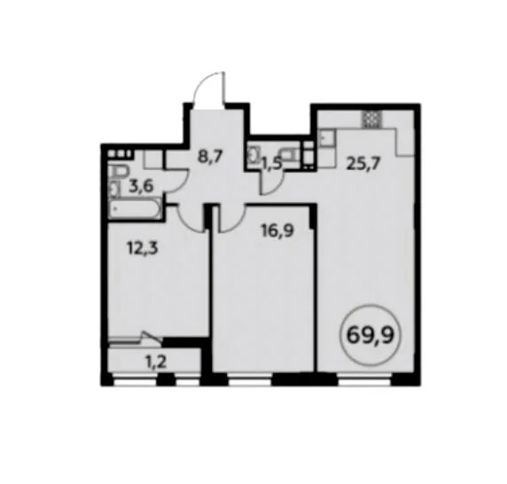 Аренда квартиры, Скандинавский бульвар - Фото 13