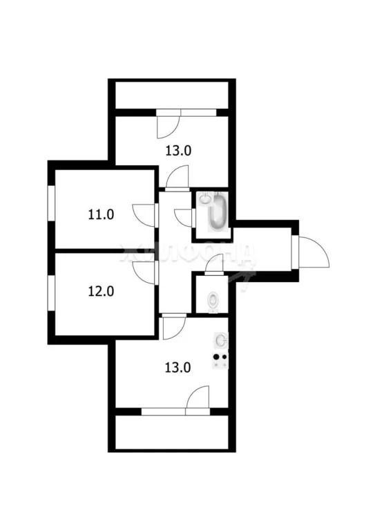 Продажа квартиры, Новосибирск, Романтиков - Фото 13