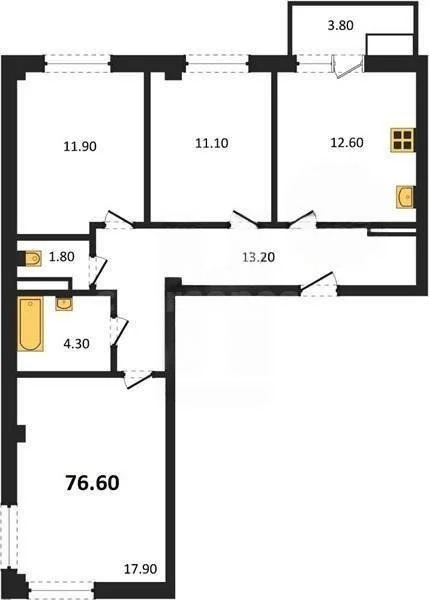 Продажа квартиры в новостройке, Севастополь, ул. Токарева - Фото 1