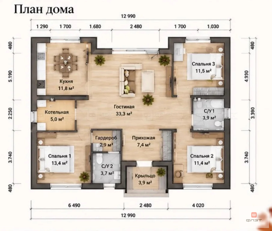 Продажа дома, Куюки, Пестречинский район, ул. 27-й Квартал - Фото 8