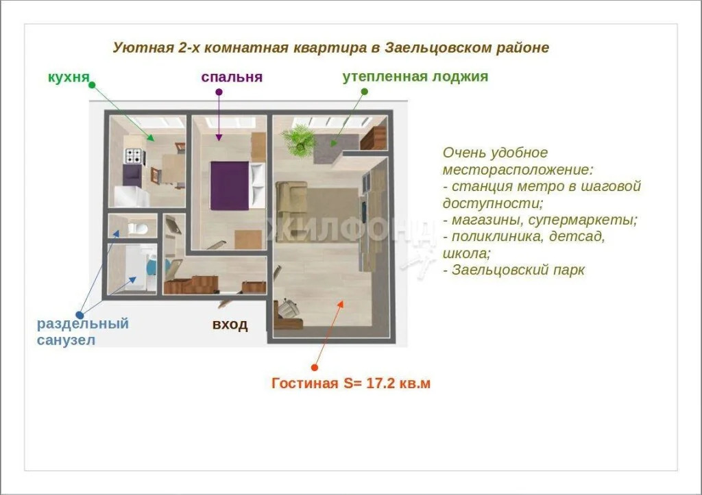 Продажа квартиры, Новосибирск, ул. Дуси Ковальчук - Фото 18